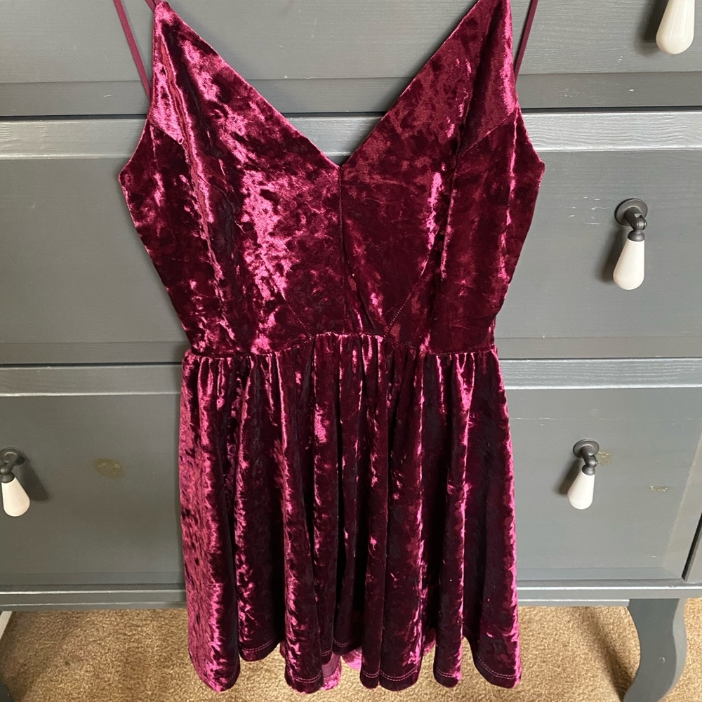 Flirty velvet romper